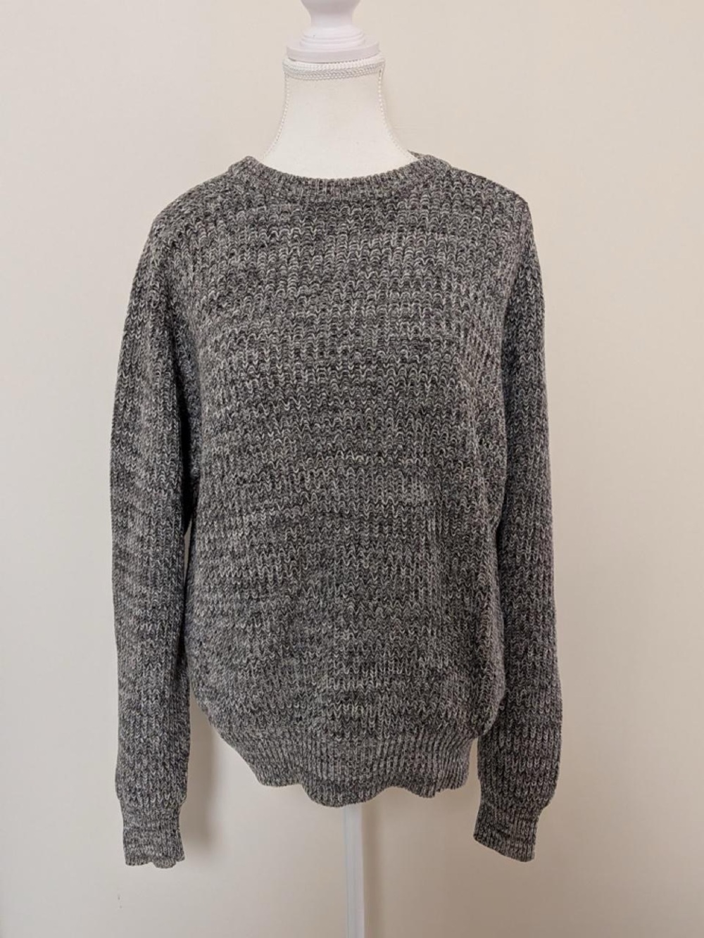 Lord & Taylor Men's Marled Grey Crewneck Sweater